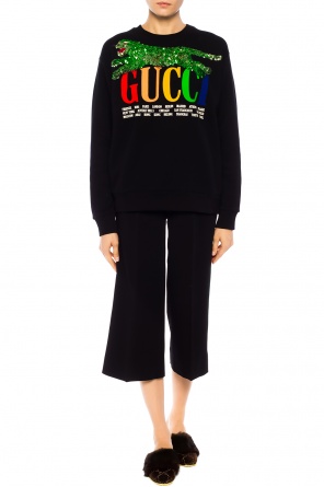 Logo-printed sweatshirt, zdjęcie 2 Logo-printed sweatshirt od Gucci